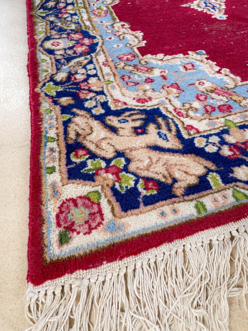 kaunis vintage kirman 143 x 88 cm