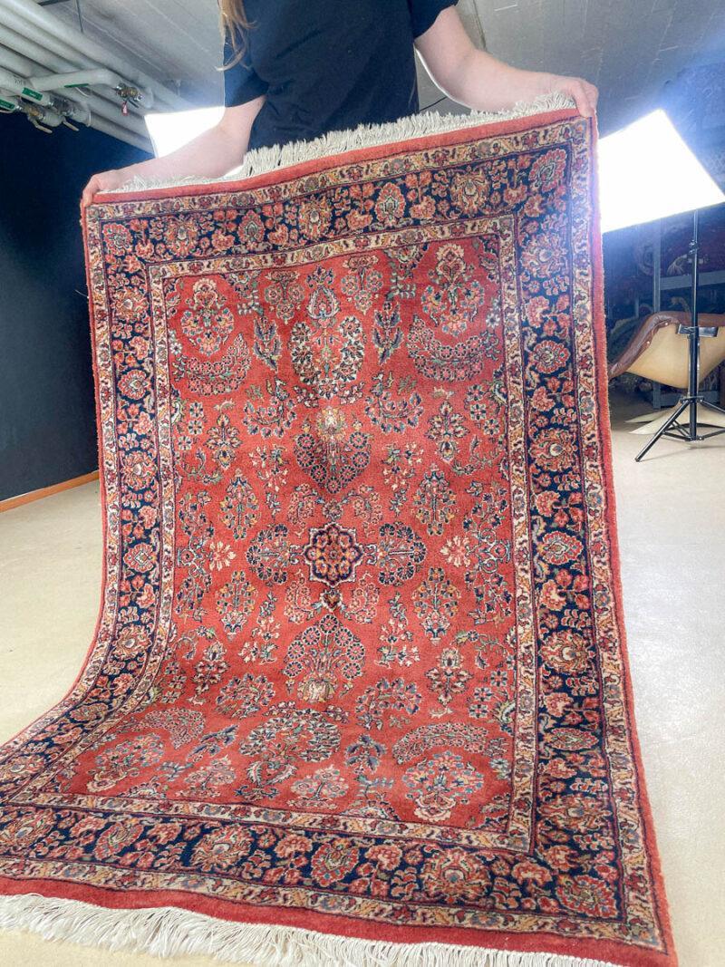 psykedeelinen kaleidoskooppi sarouk 153 x 104 cm