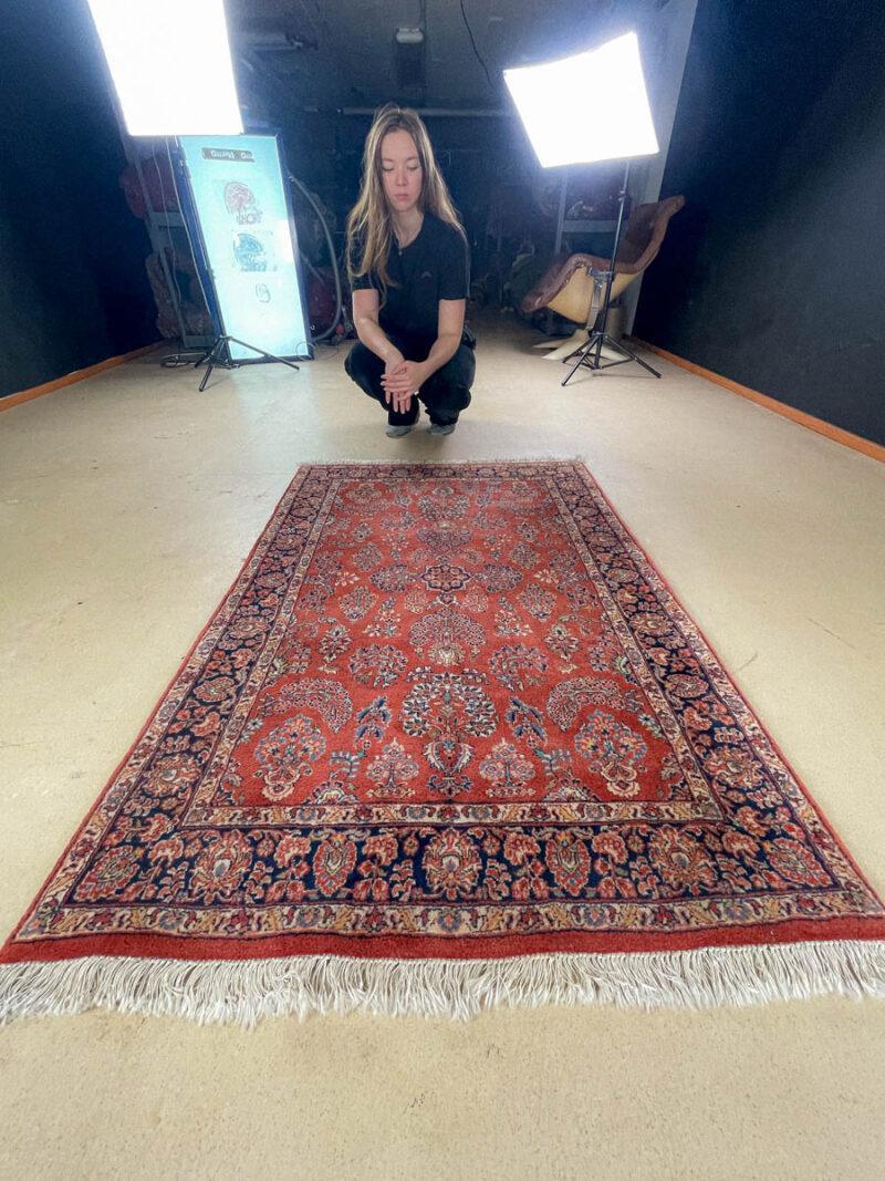 psykedeelinen kaleidoskooppi sarouk 153 x 104 cm