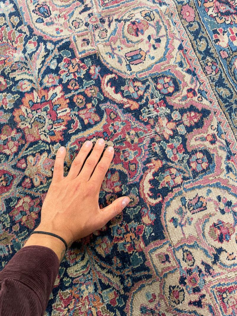 pastellinen puoliantiikki kirman 225 x 145 cm