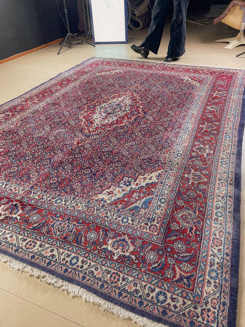 tyrmäävä sininen vintage moud 303 x 203 cm