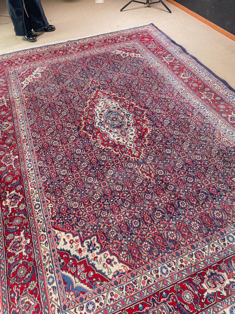 tyrmäävä sininen vintage moud 303 x 203 cm