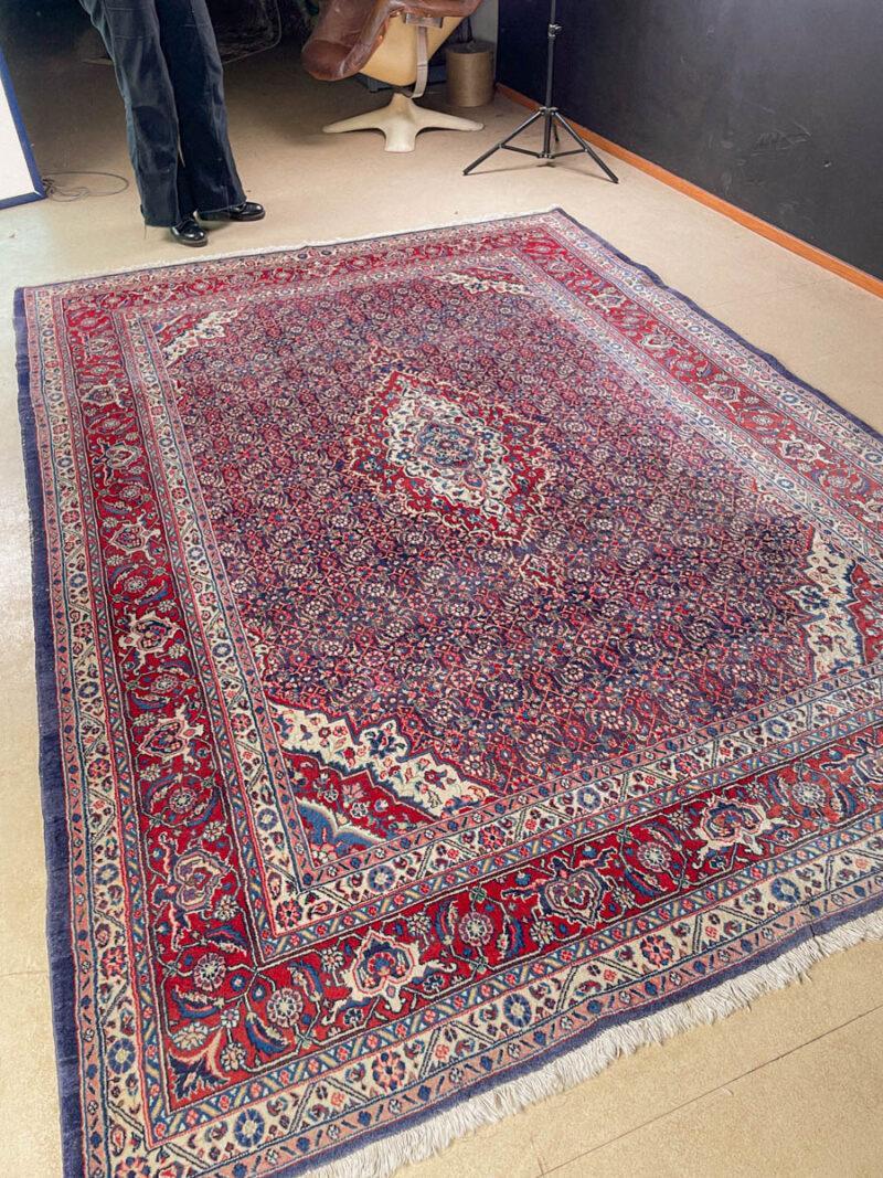 tyrmäävä sininen vintage moud 303 x 203 cm