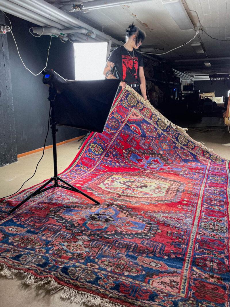 tyrmäävä wiss 1960 luvulta 300 x 195 cm