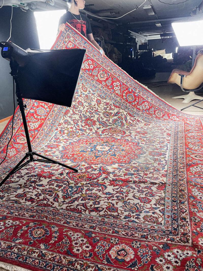 perinteinen vaalea isfahan 300 x 250 cm
