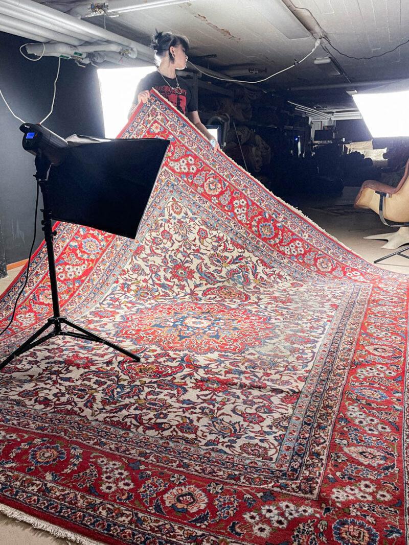 perinteinen vaalea isfahan 300 x 250 cm