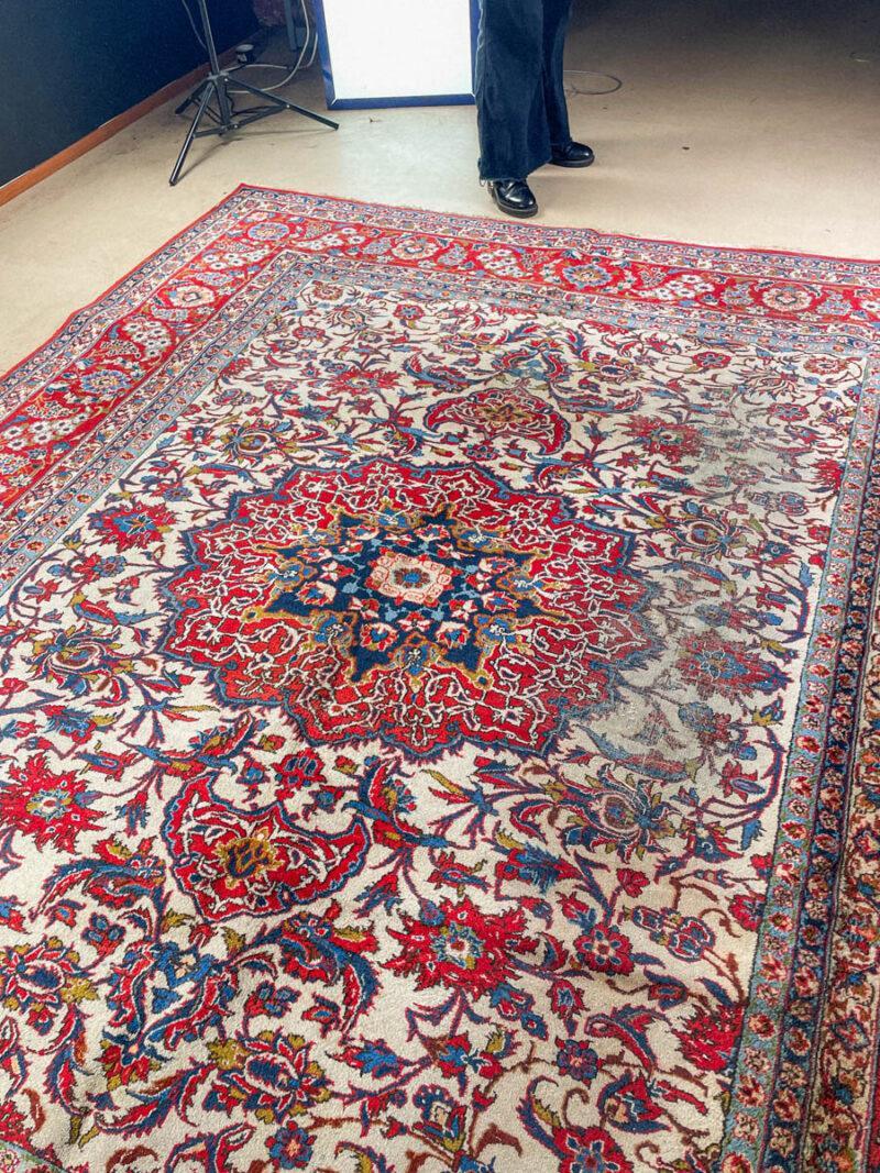 tyrmäävän yksityiskohtainen vaalea moud 282 x 184 cm (kopio)