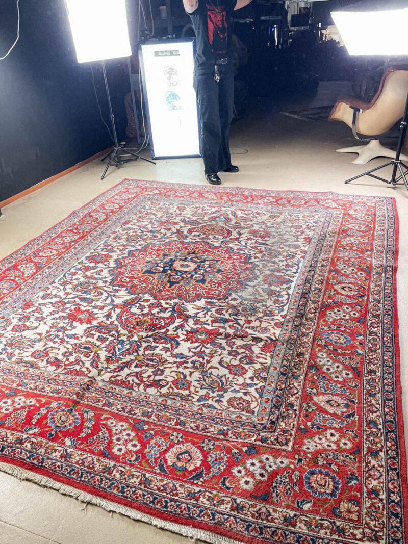 tyrmäävän yksityiskohtainen vaalea moud 282 x 184 cm (kopio)