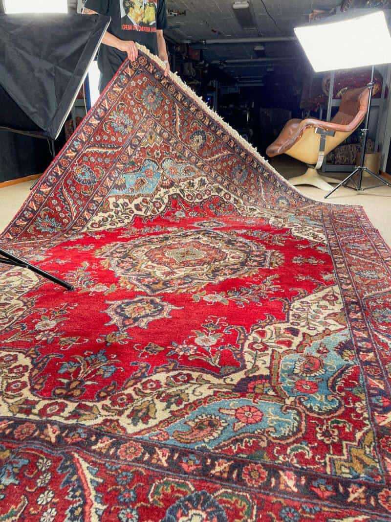 tyrmäävä tabriz 1970 luvulta 355 x 255 cm (kopio)