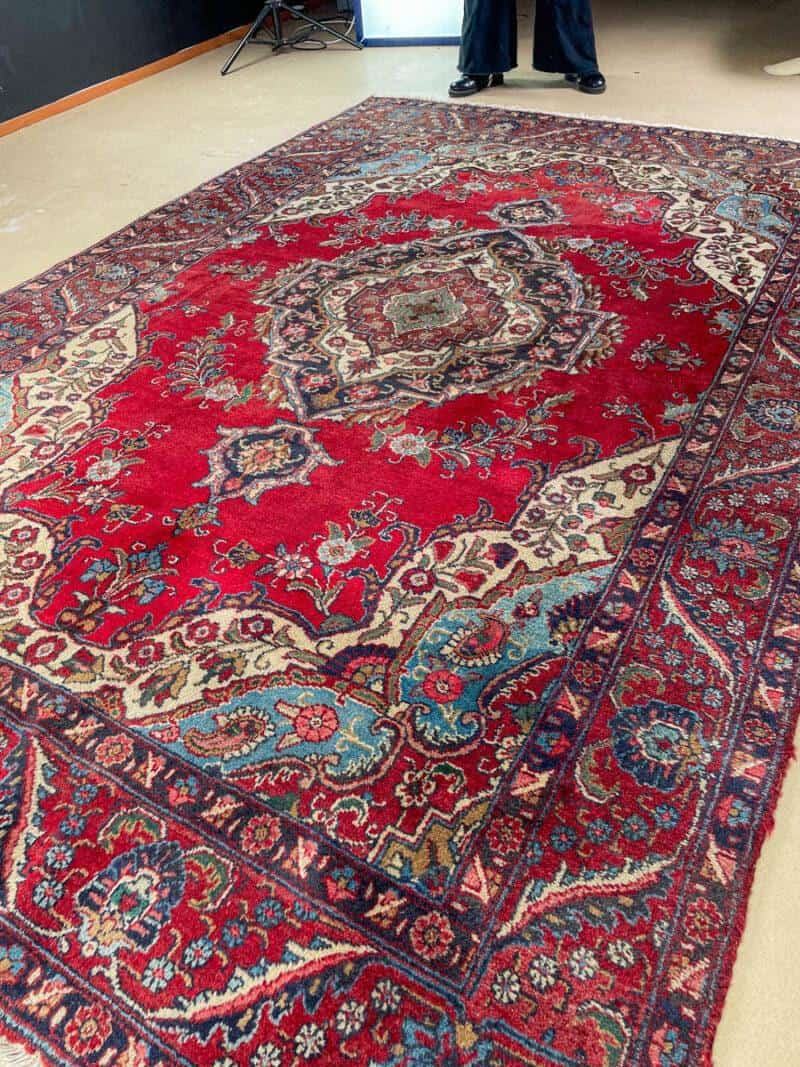 tyrmäävä tabriz 1970 luvulta 355 x 255 cm (kopio)