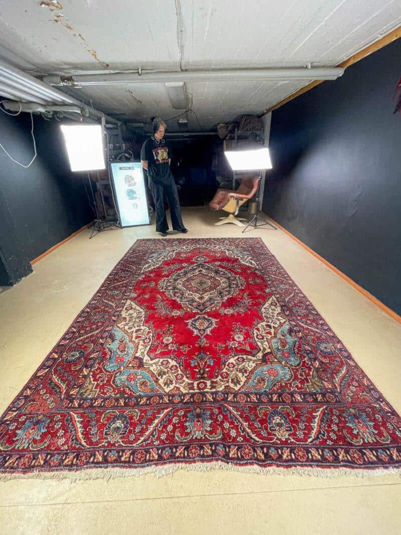 tyrmäävä tabriz 1970 luvulta 355 x 255 cm (kopio)