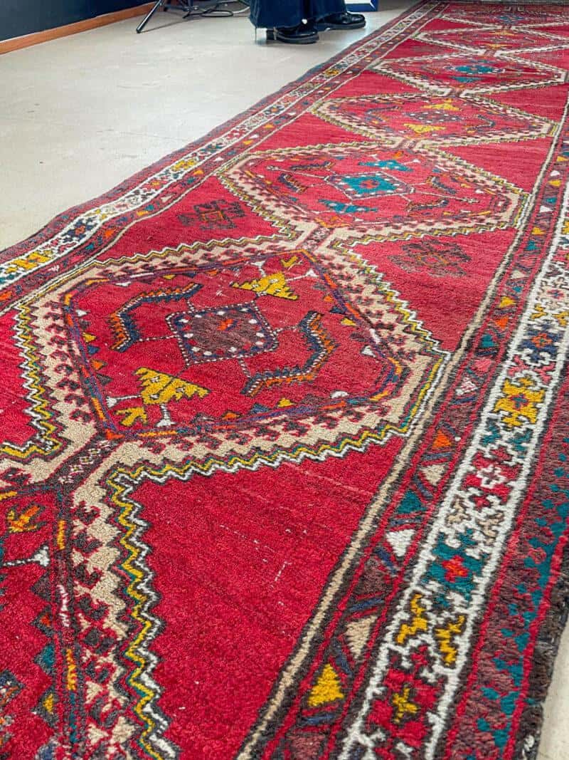 upea sarab käytävämatto 1960 luvulta – 430 x 100 cm