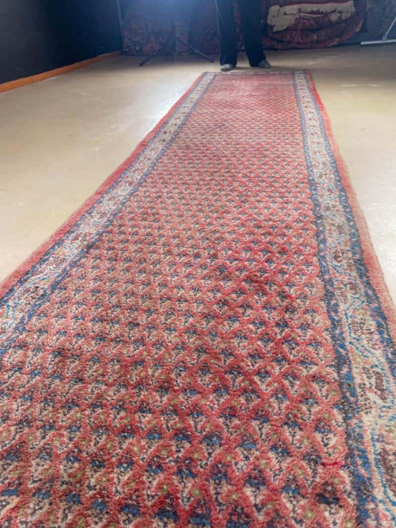 perinteinen sarouk mir käytävämatto 410 x 85 cm