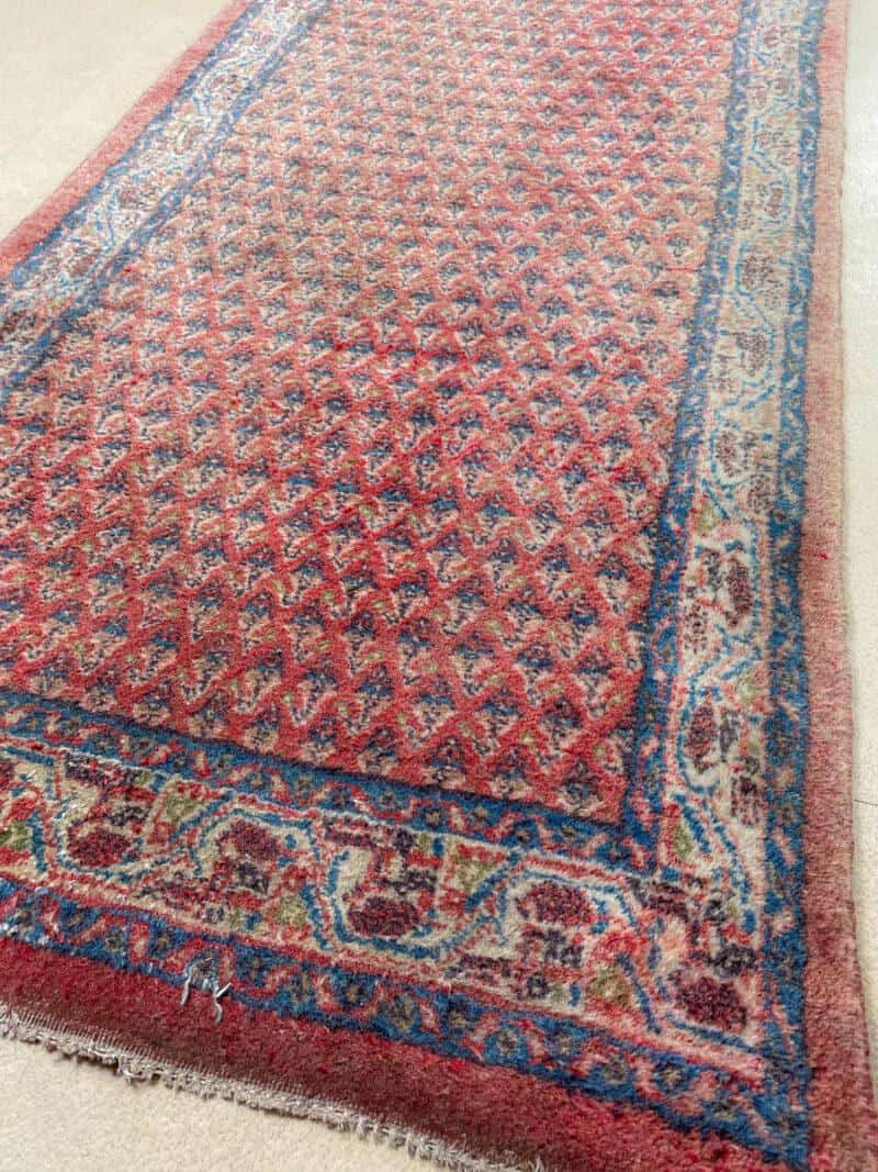 perinteinen sarouk mir käytävämatto 410 x 85 cm
