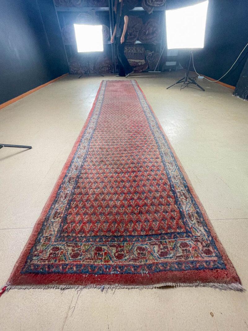 perinteinen sarouk mir käytävämatto 410 x 85 cm