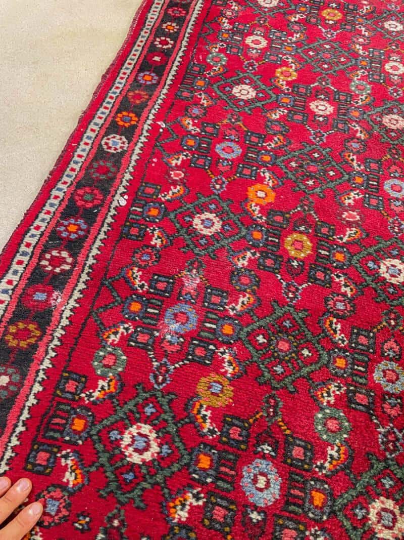perinteinen hamadan käytävämatto 403 x 85 cm