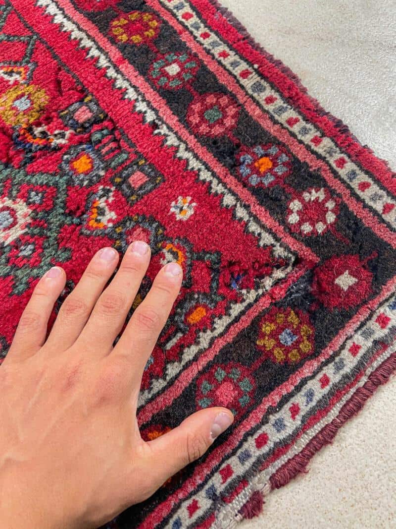 perinteinen hamadan käytävämatto 403 x 85 cm