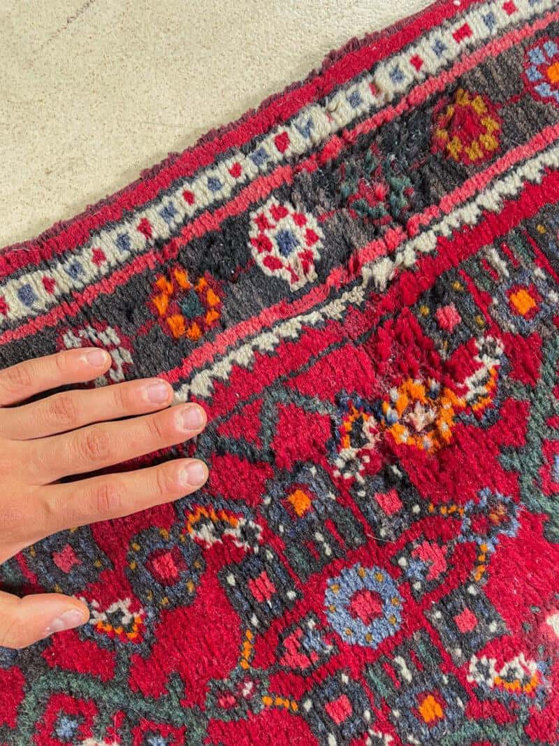 perinteinen hamadan käytävämatto 403 x 85 cm