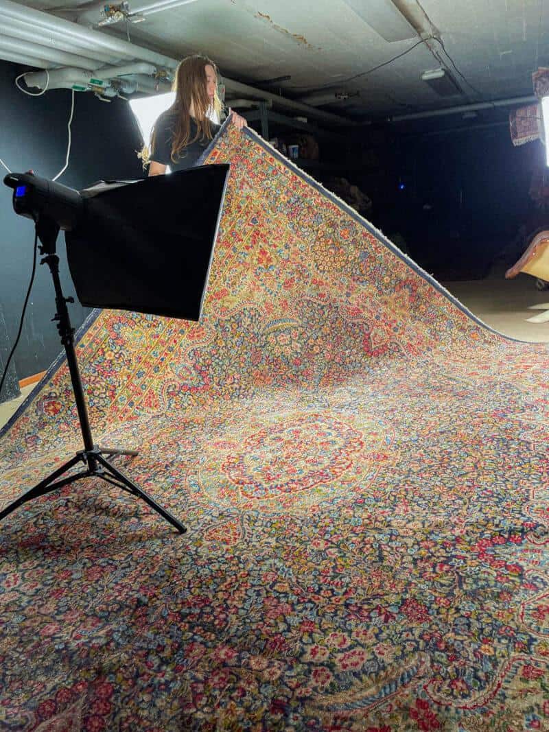 Äärimmäisen yksityiskohtainen palatsikokoinen pastelli kirman 360 x 280 cm