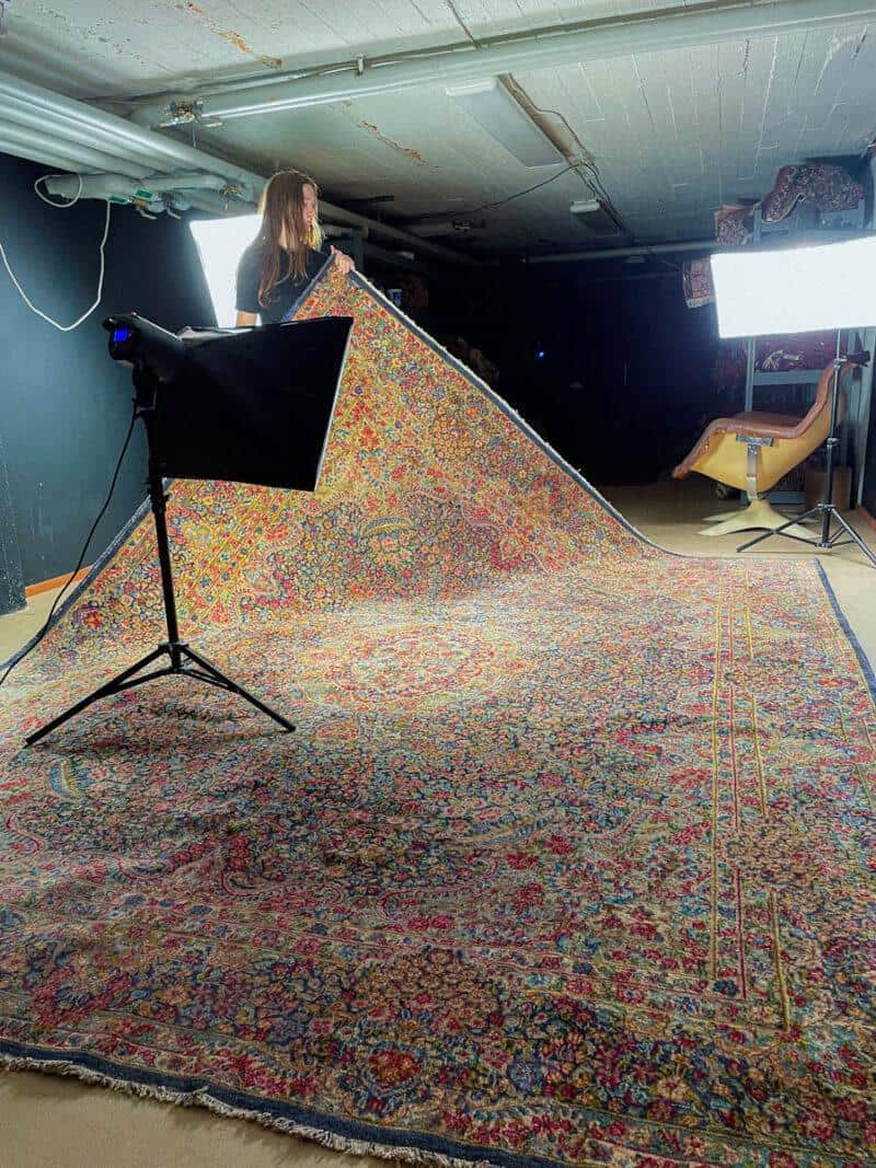 Äärimmäisen yksityiskohtainen palatsikokoinen pastelli kirman 360 x 280 cm