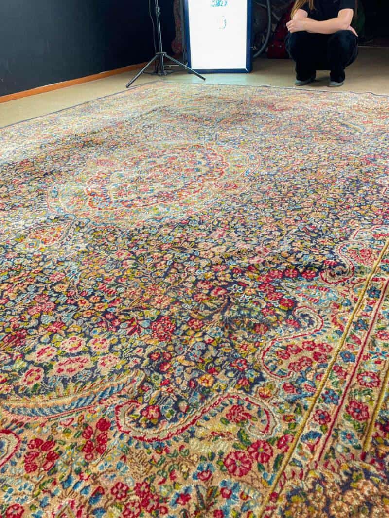 Äärimmäisen yksityiskohtainen palatsikokoinen pastelli kirman 360 x 280 cm