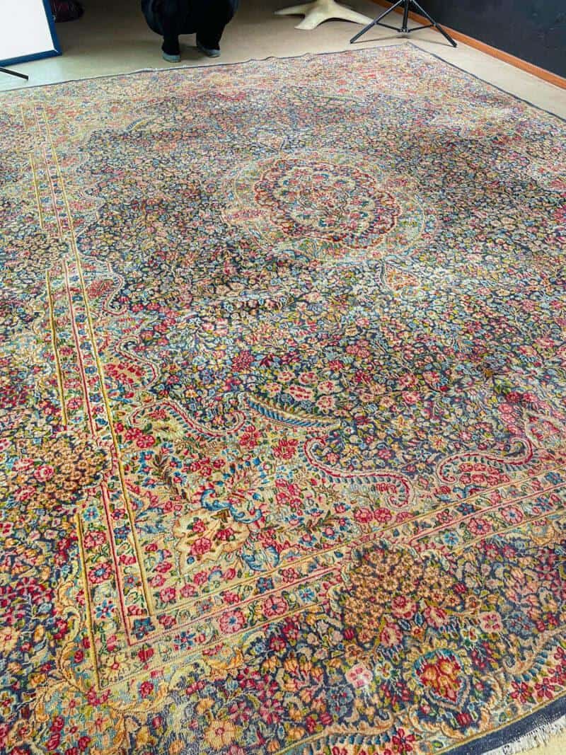 Äärimmäisen yksityiskohtainen palatsikokoinen pastelli kirman 360 x 280 cm