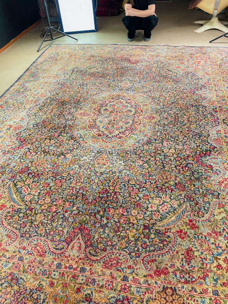 Äärimmäisen yksityiskohtainen palatsikokoinen pastelli kirman 360 x 280 cm