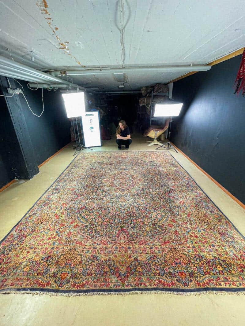 Äärimmäisen yksityiskohtainen palatsikokoinen pastelli kirman 360 x 280 cm