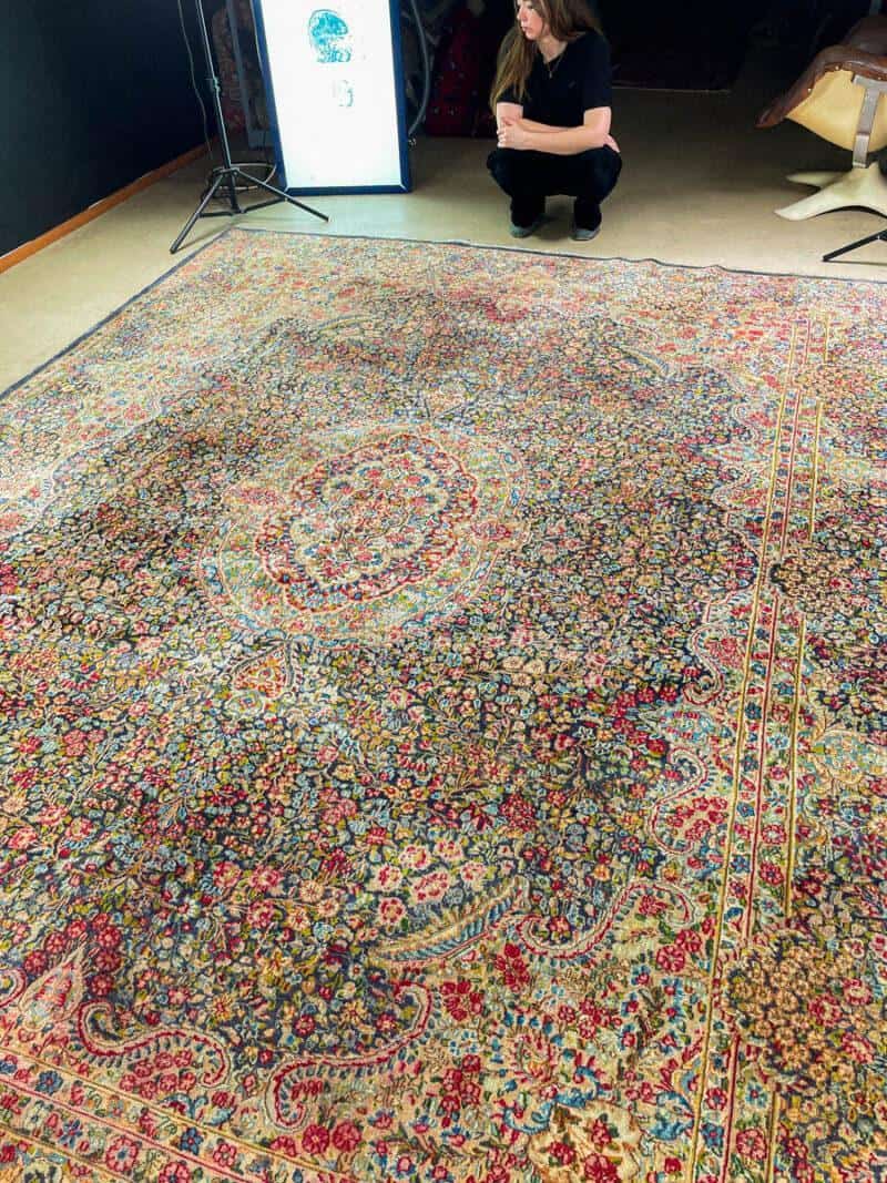 Äärimmäisen yksityiskohtainen palatsikokoinen pastelli kirman 360 x 280 cm