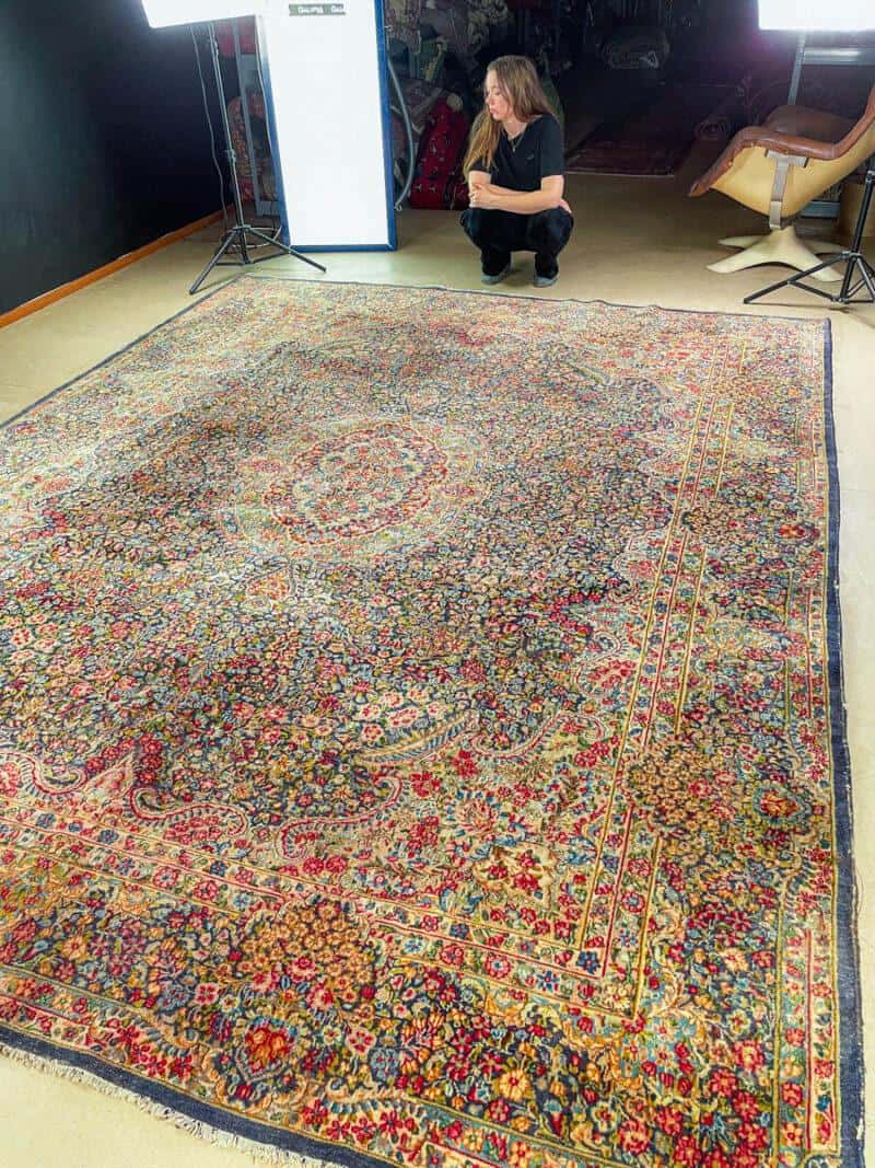 Äärimmäisen yksityiskohtainen palatsikokoinen pastelli kirman 360 x 280 cm