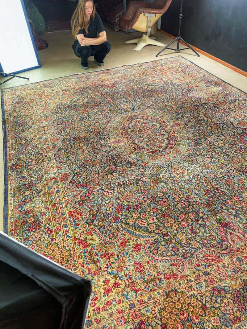 Äärimmäisen yksityiskohtainen palatsikokoinen pastelli kirman 360 x 280 cm