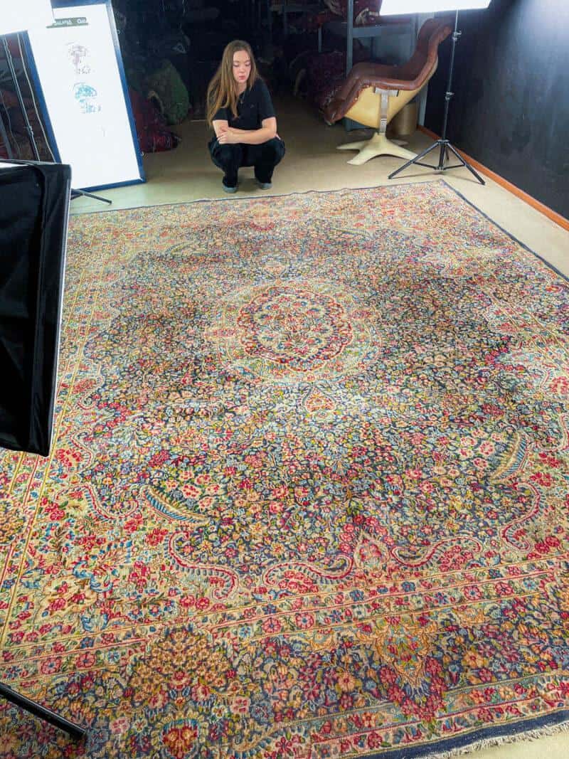 Äärimmäisen yksityiskohtainen palatsikokoinen pastelli kirman 360 x 280 cm