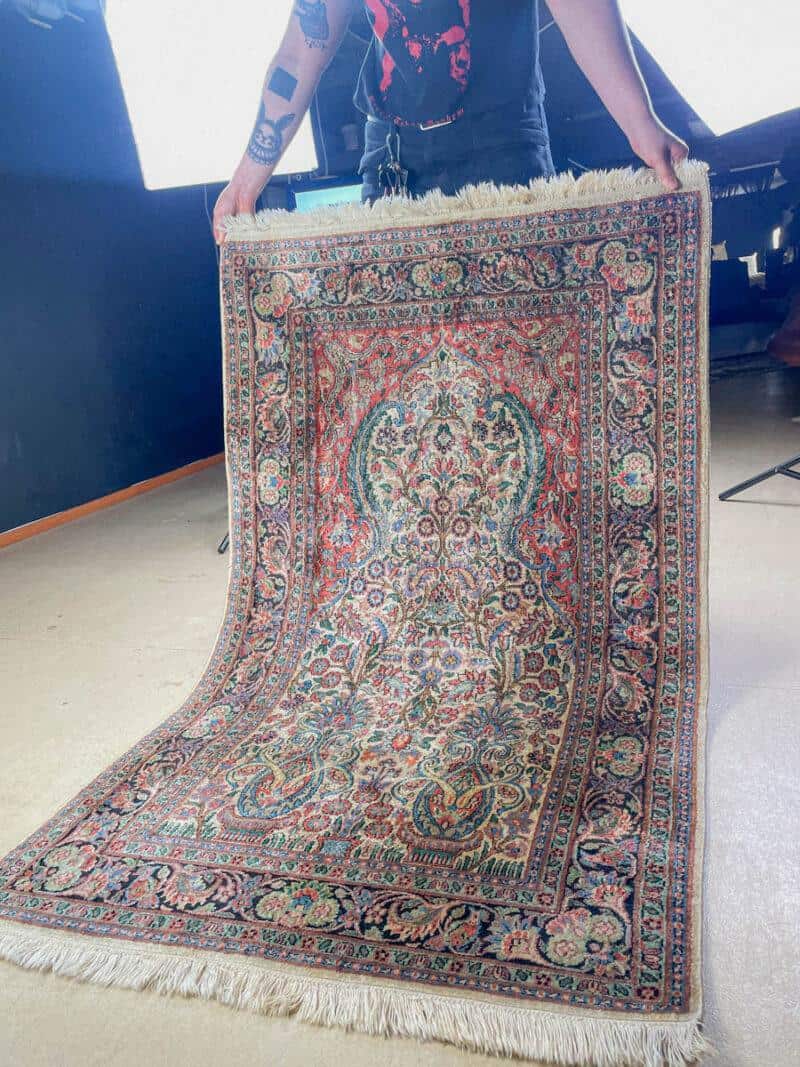 silkkimatto paratiisi kasmir 160 x 96 cm