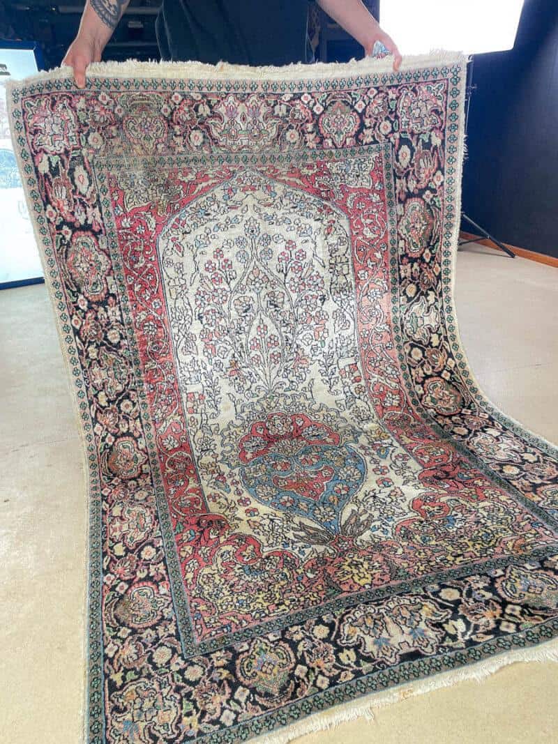 silkkimatto pastellinen kasmir 175 x 120 cm