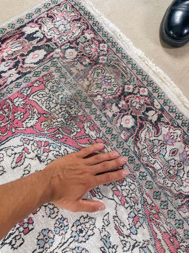 silkkimatto pastellinen kasmir 175 x 120 cm