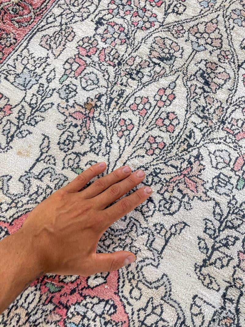silkkimatto pastellinen kasmir 175 x 120 cm