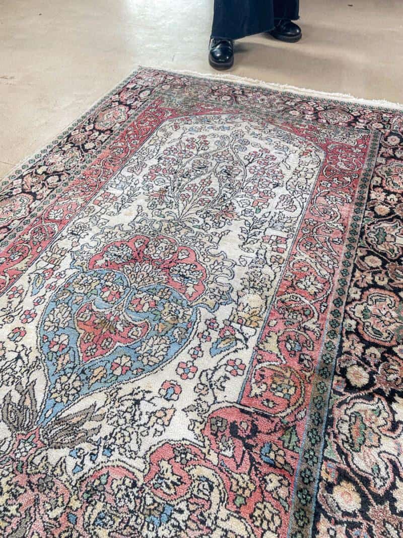 silkkimatto pastellinen kasmir 175 x 120 cm