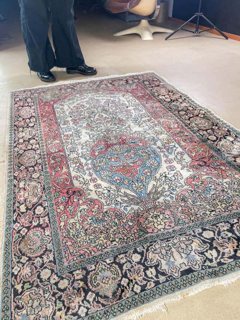 silkkimatto pastellinen kasmir 175 x 120 cm