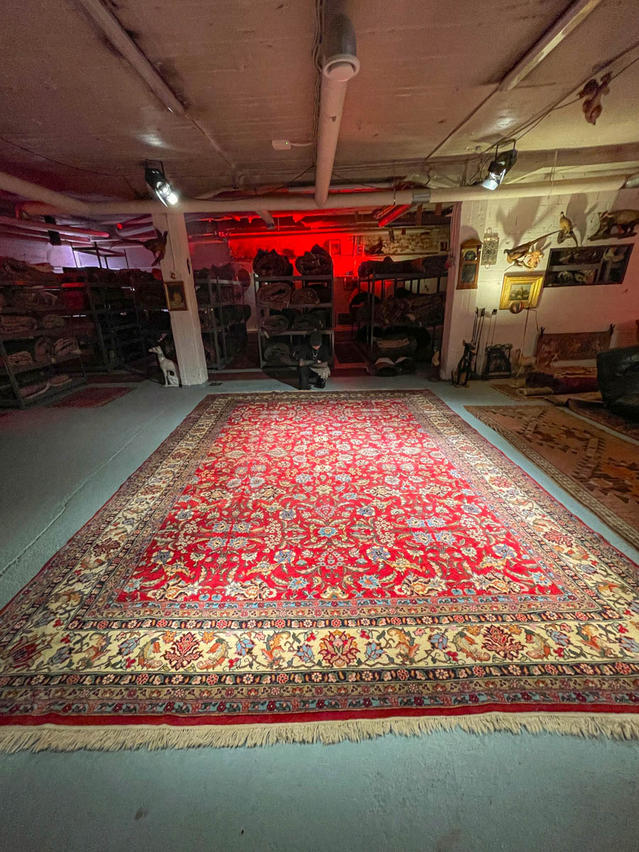 Äärimmäisen suuri palatsikokoinen tabriz (16m²) 470 x 345 cm