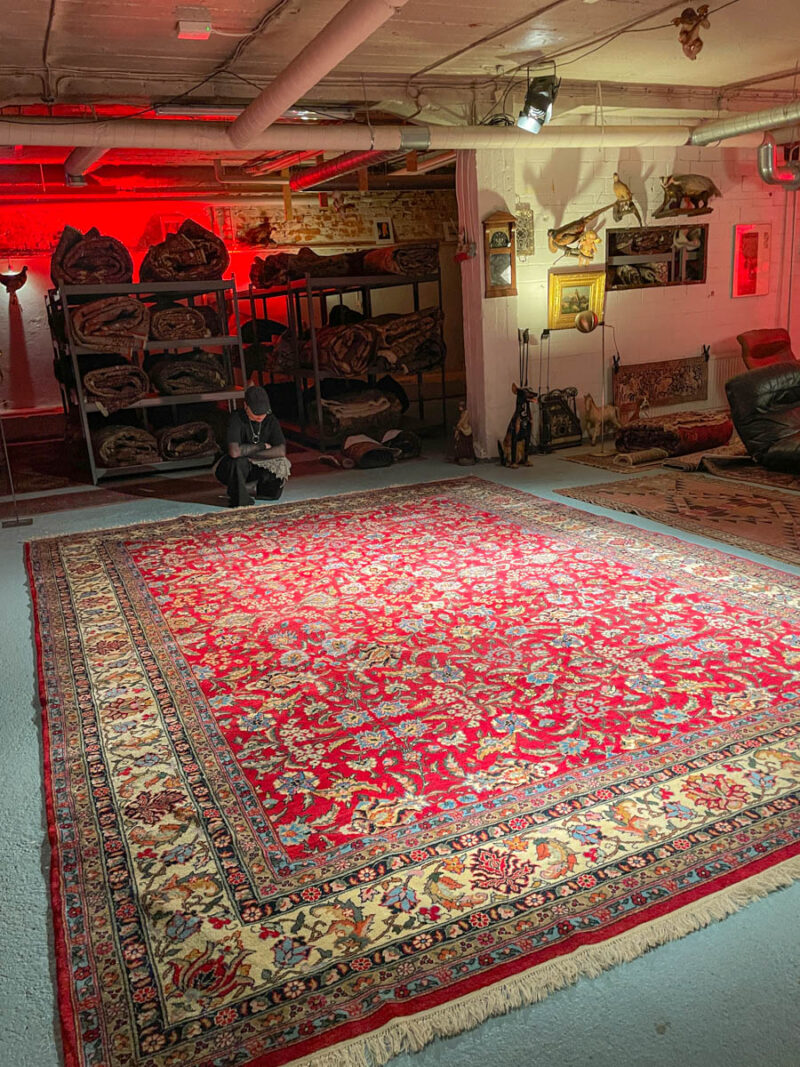 Äärimmäisen suuri palatsikokoinen tabriz (16m²) 470 x 345 cm