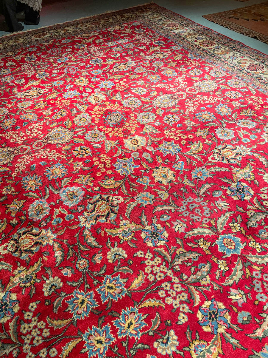 Äärimmäisen suuri palatsikokoinen tabriz (16m²) 470 x 345 cm