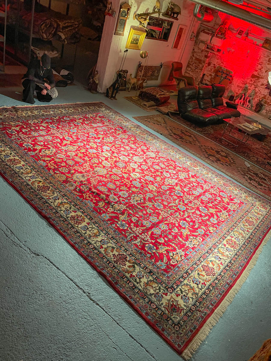 Äärimmäisen suuri palatsikokoinen tabriz (16m²) 470 x 345 cm