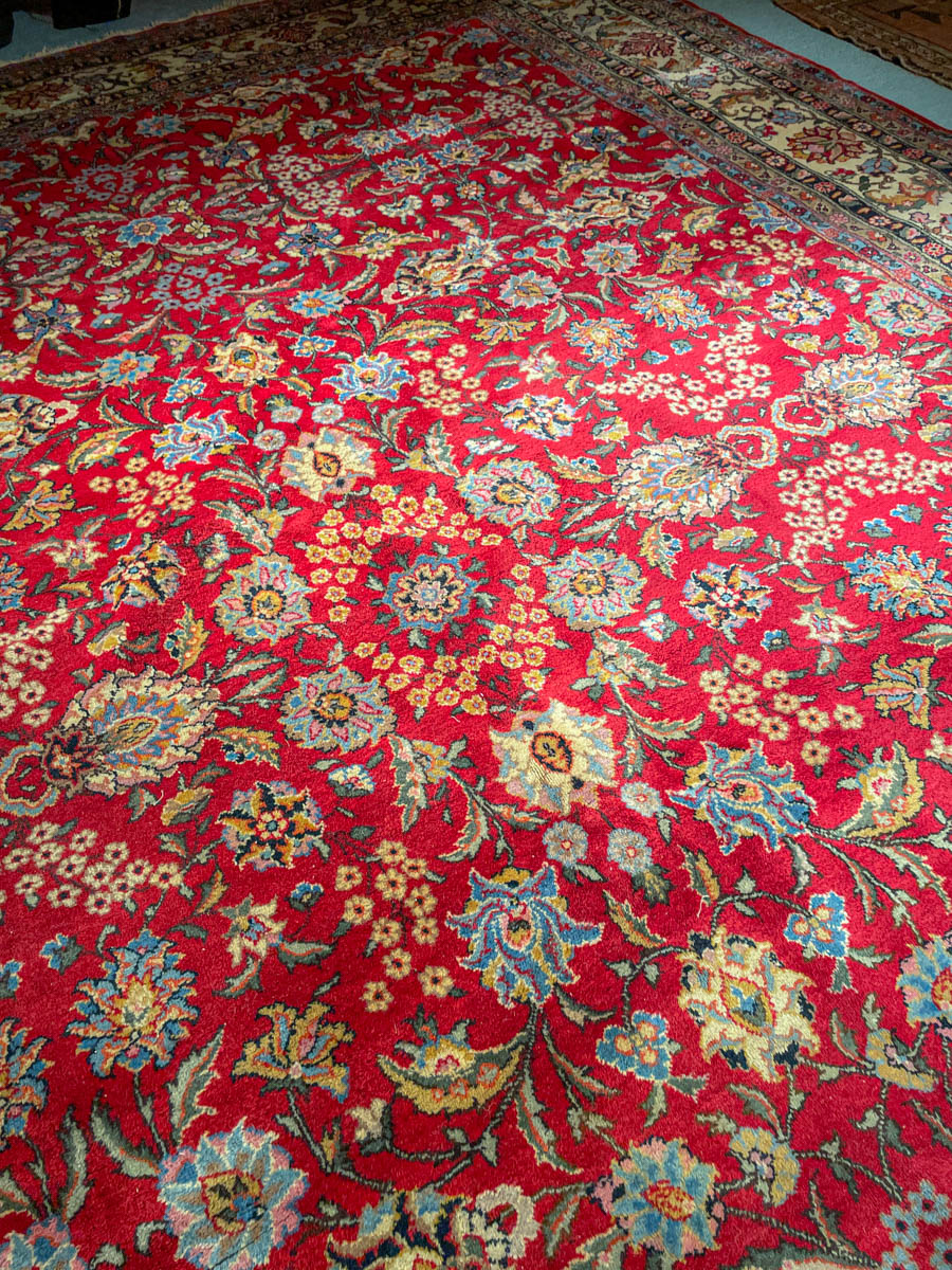 Äärimmäisen suuri palatsikokoinen tabriz (16m²) 470 x 345 cm