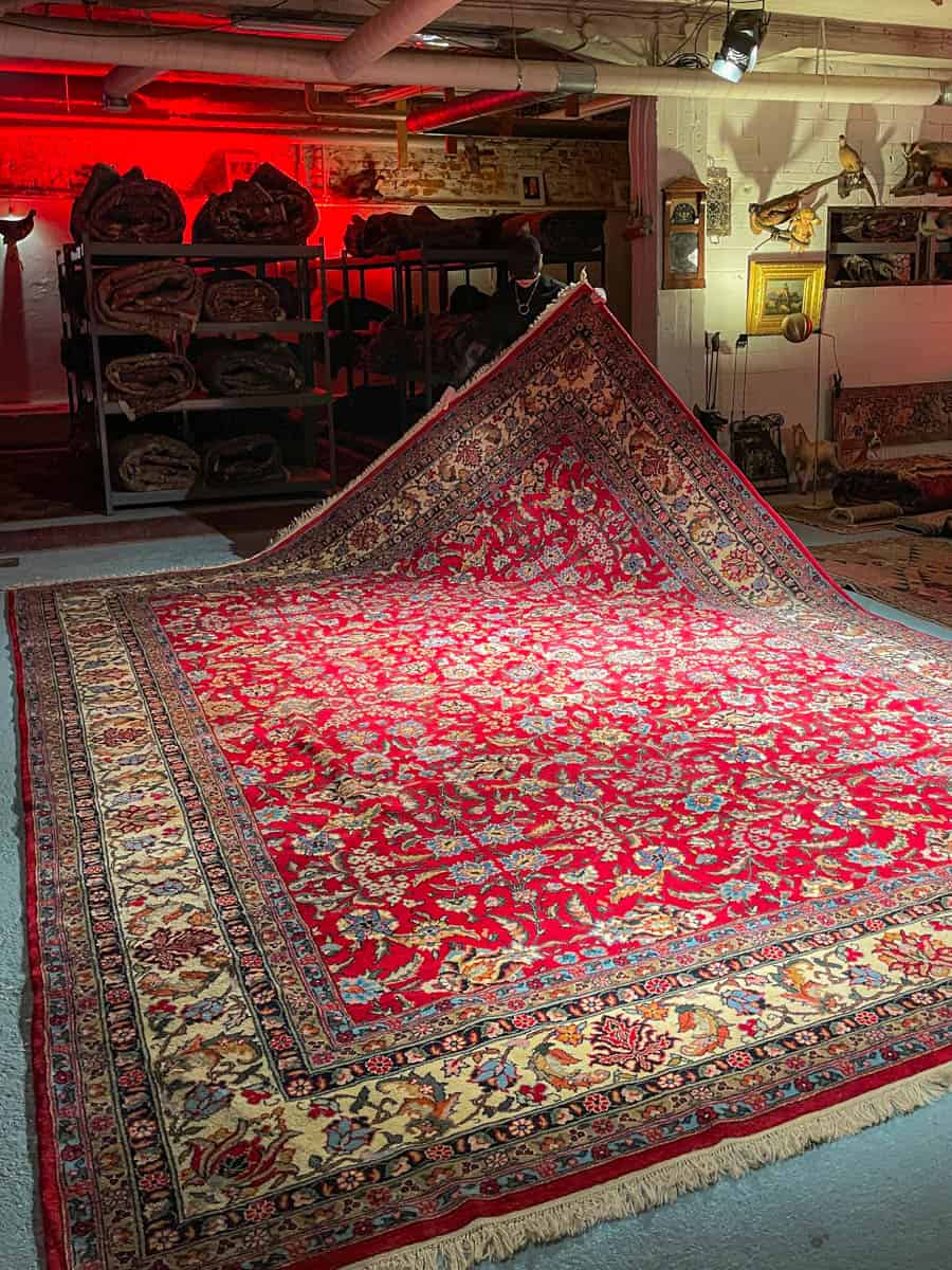 Äärimmäisen suuri palatsikokoinen tabriz (16m²) 470 x 345 cm