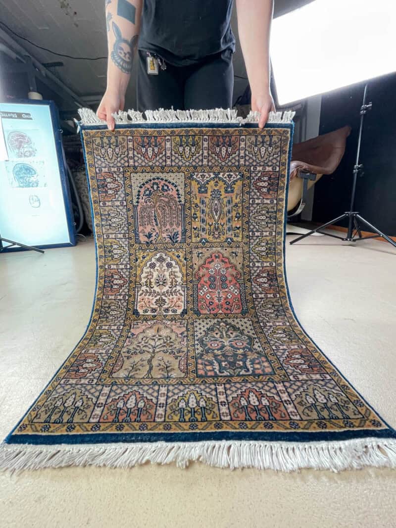 levollisen tyyni puutarha ghom 104 x 64 cm