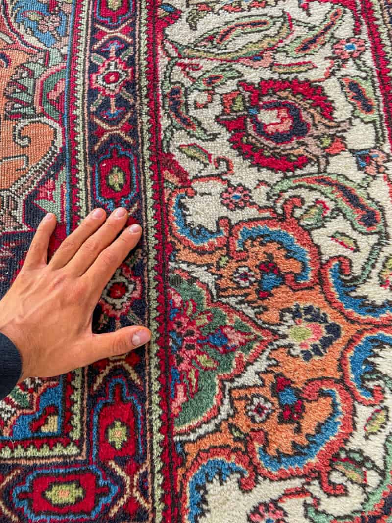 tyrmäävä tabriz 1970 luvulta 315 x 215 cm