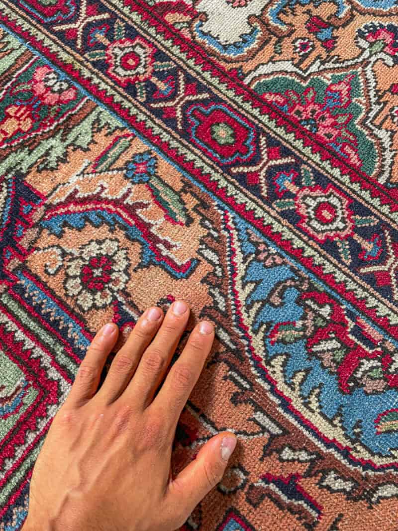 tyrmäävä tabriz 1970 luvulta 315 x 215 cm