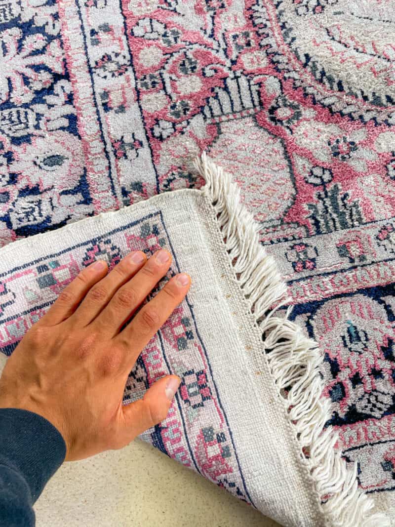 silkkimatto lumoava vaaleanpunainen puutarha ghom 147 x 91 cm (kopio)