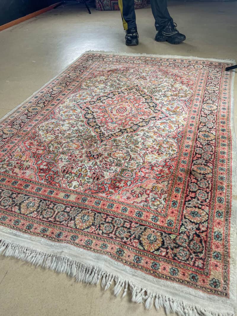 silkkimatto harmonisen elegantti kasmir 171 x 117 cm
