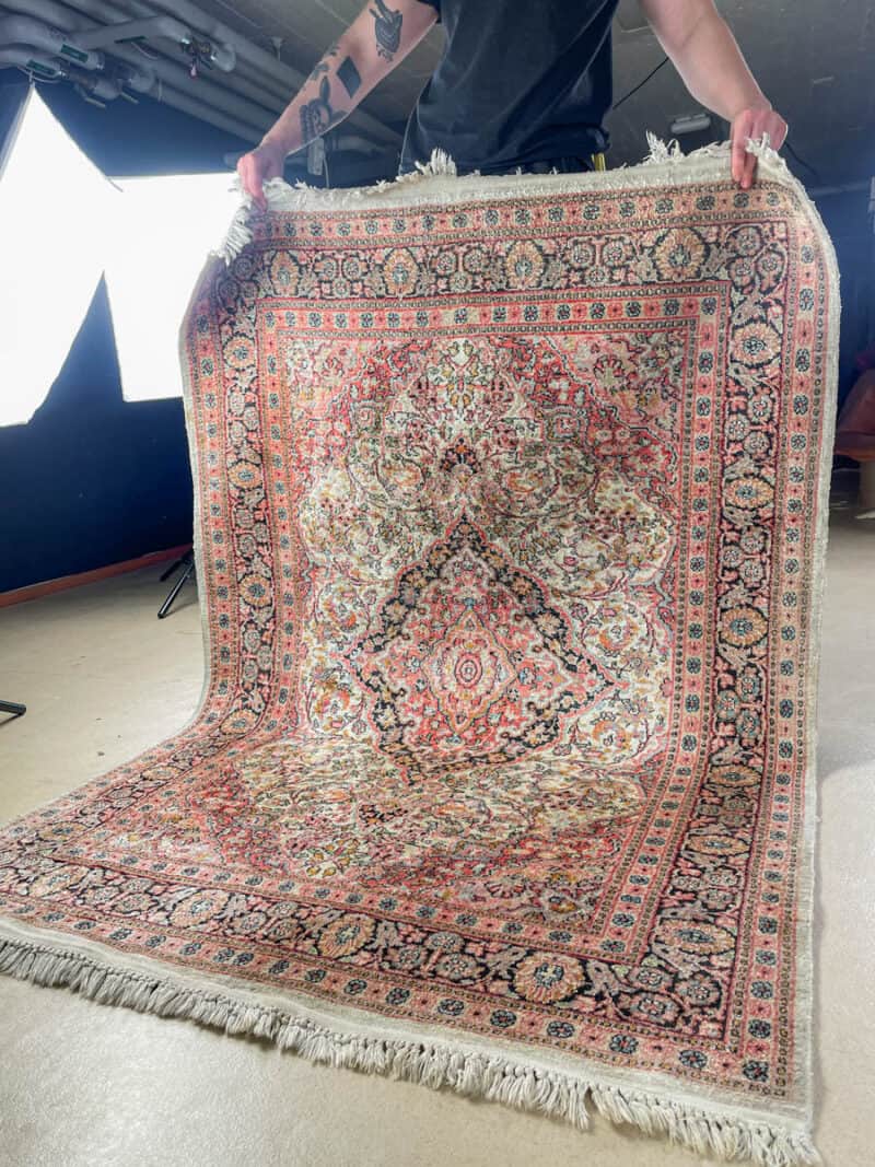 silkkimatto harmonisen elegantti kasmir 171 x 117 cm